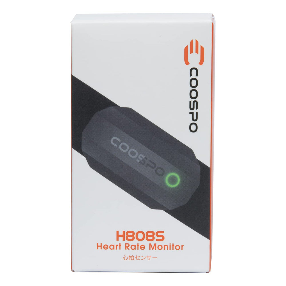 CooSpo H808S accesorios y etiqueta con instrucciones de uso