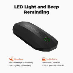 CooSpo H808S primer plano del sensor destacando precisión y diseño