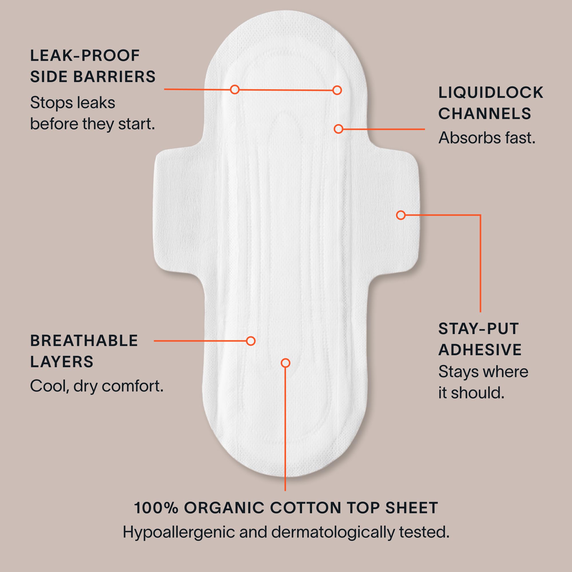 Cora pad held in hand for scale to show compact, comfortable fit