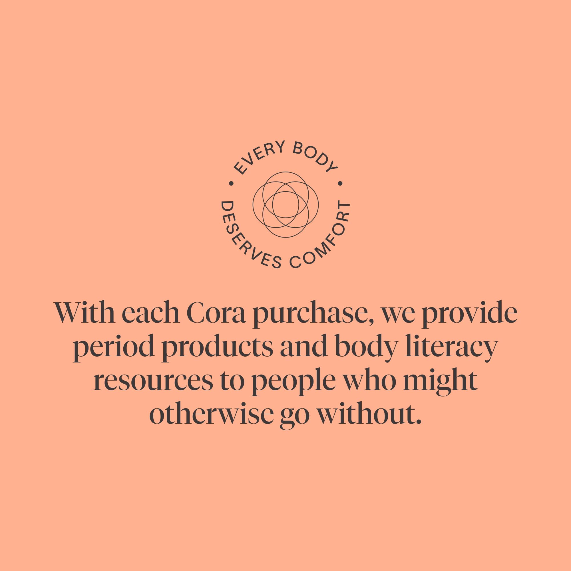 Cora ingredient and certification label emphasizing natural product clarity