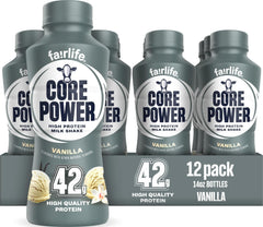 Core Power frontal mostrando diseño de etiqueta y beneficio recuperación