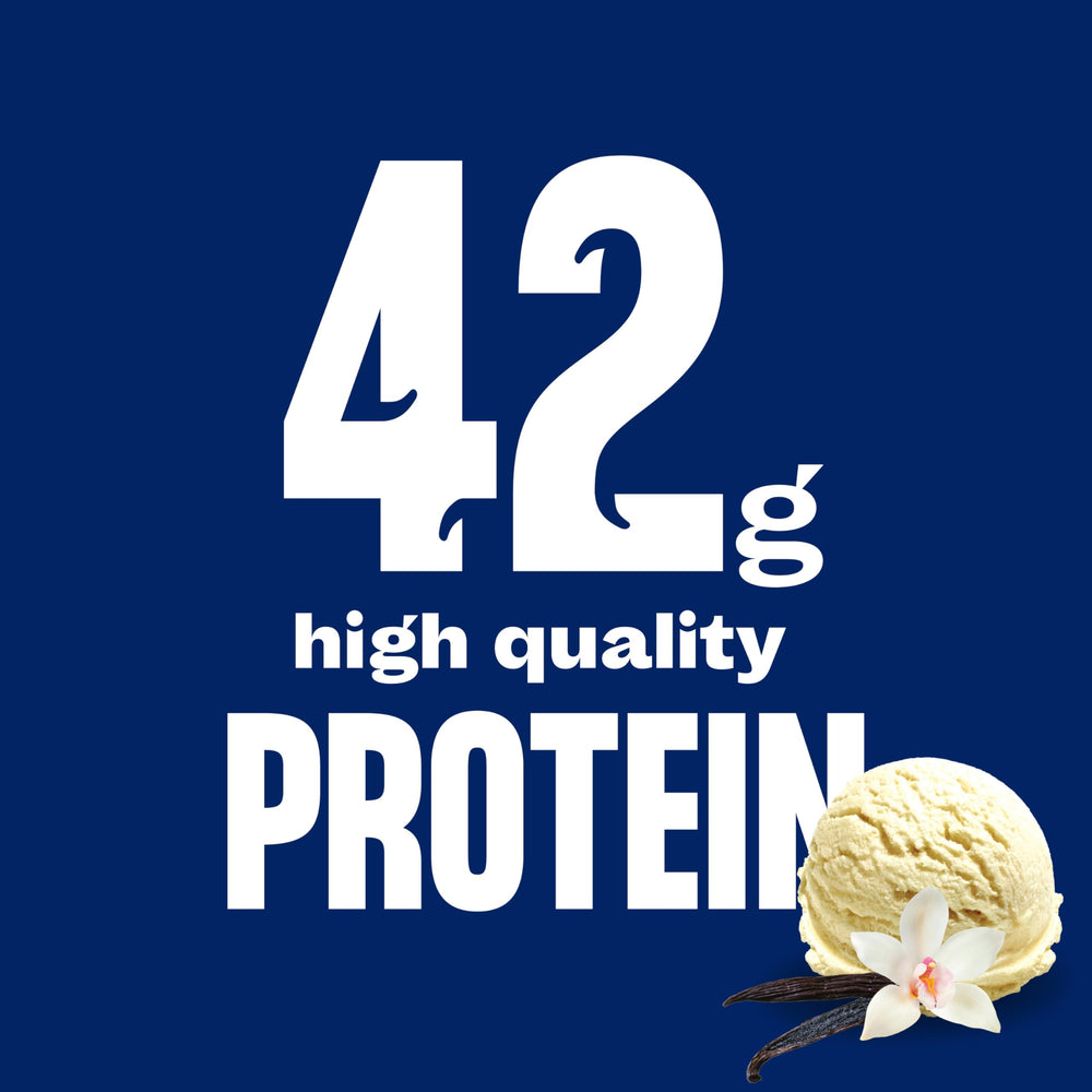 Core Power etiqueta con información nutricional y aporte proteico claro