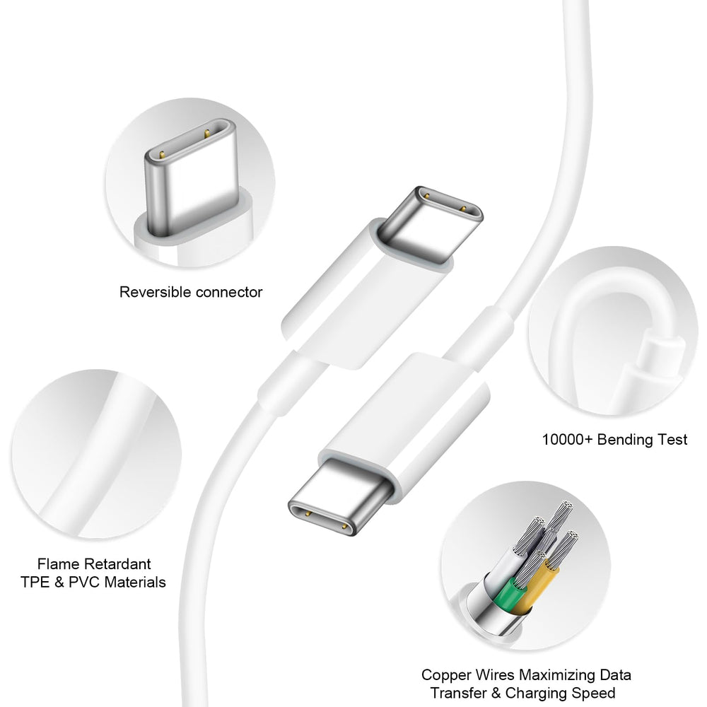 Coreykin etiqueta de especificaciones con información de 20W y PD