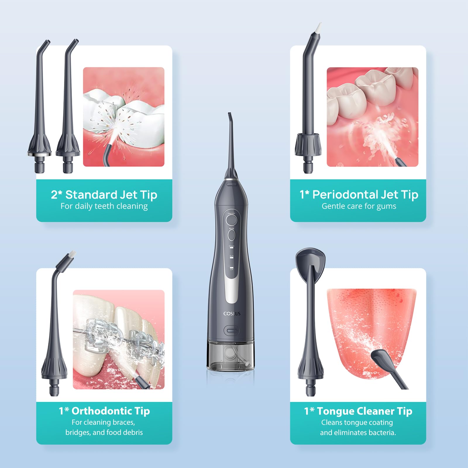 COSLUS conjunto de puntas intercambiables para diversas necesidades