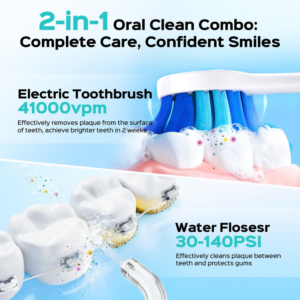 COSLUS water flosser nozzle close-up delivering targeted interdental cleaning benefit