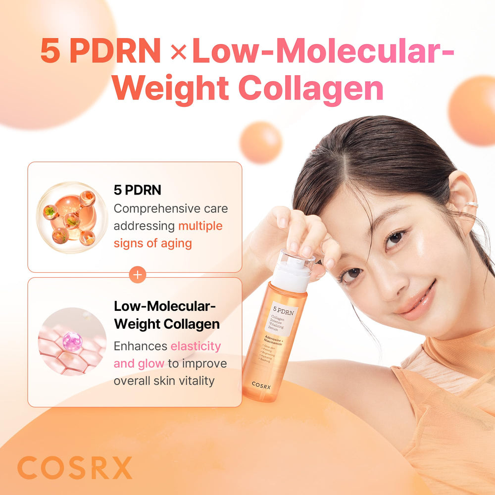 COSRX aplicación del sérum en manos resaltando fácil extensión y tacto