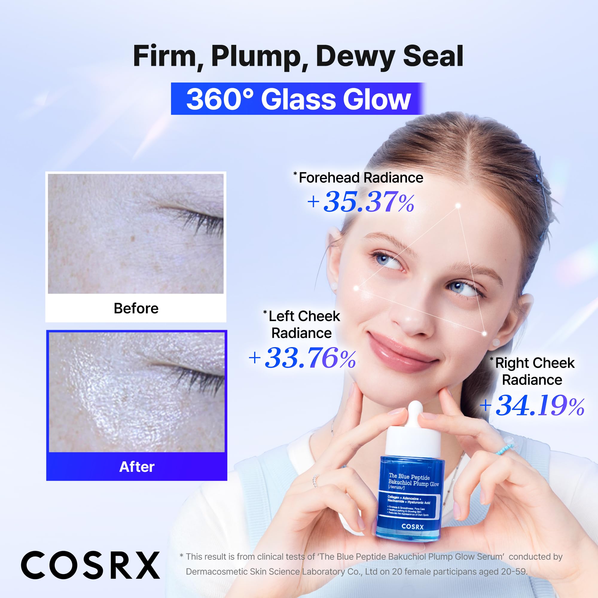 COSRX comparación de tamaño 50 ml para percibir escala real