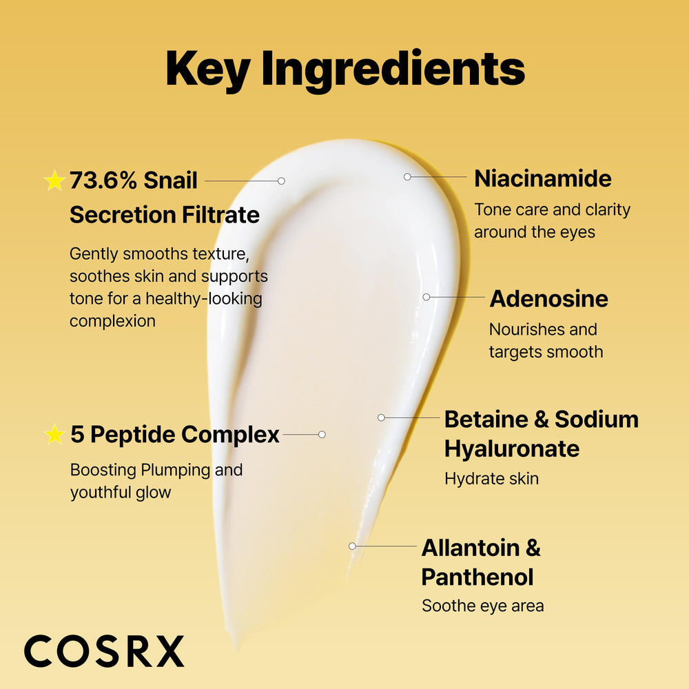 COSRX etiqueta con ingredientes clave para transparencia y confianza