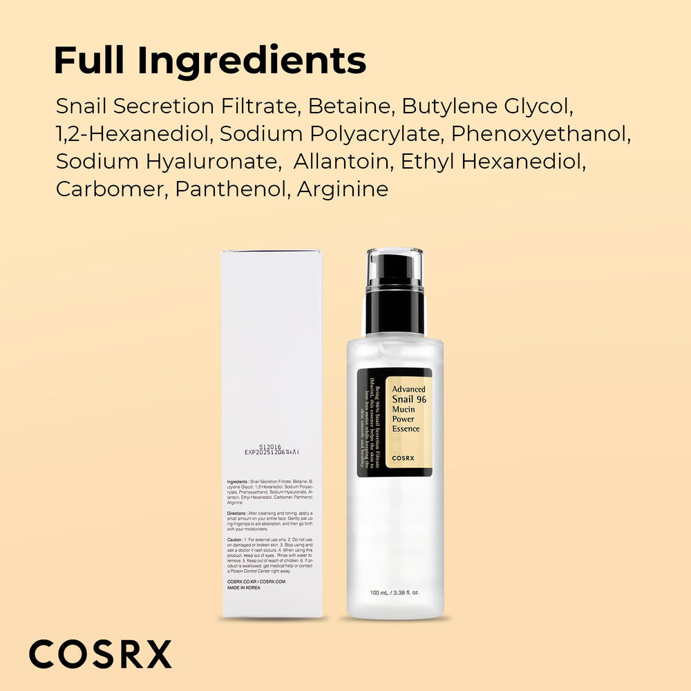 COSRX embalaje sostenible y materiales resaltando respeto animal