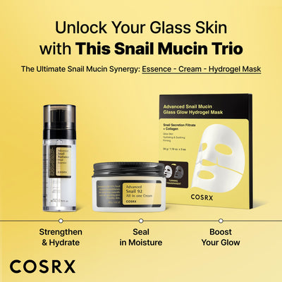 COSRX etiqueta con ingredientes clave para ver niacinamida y mucina