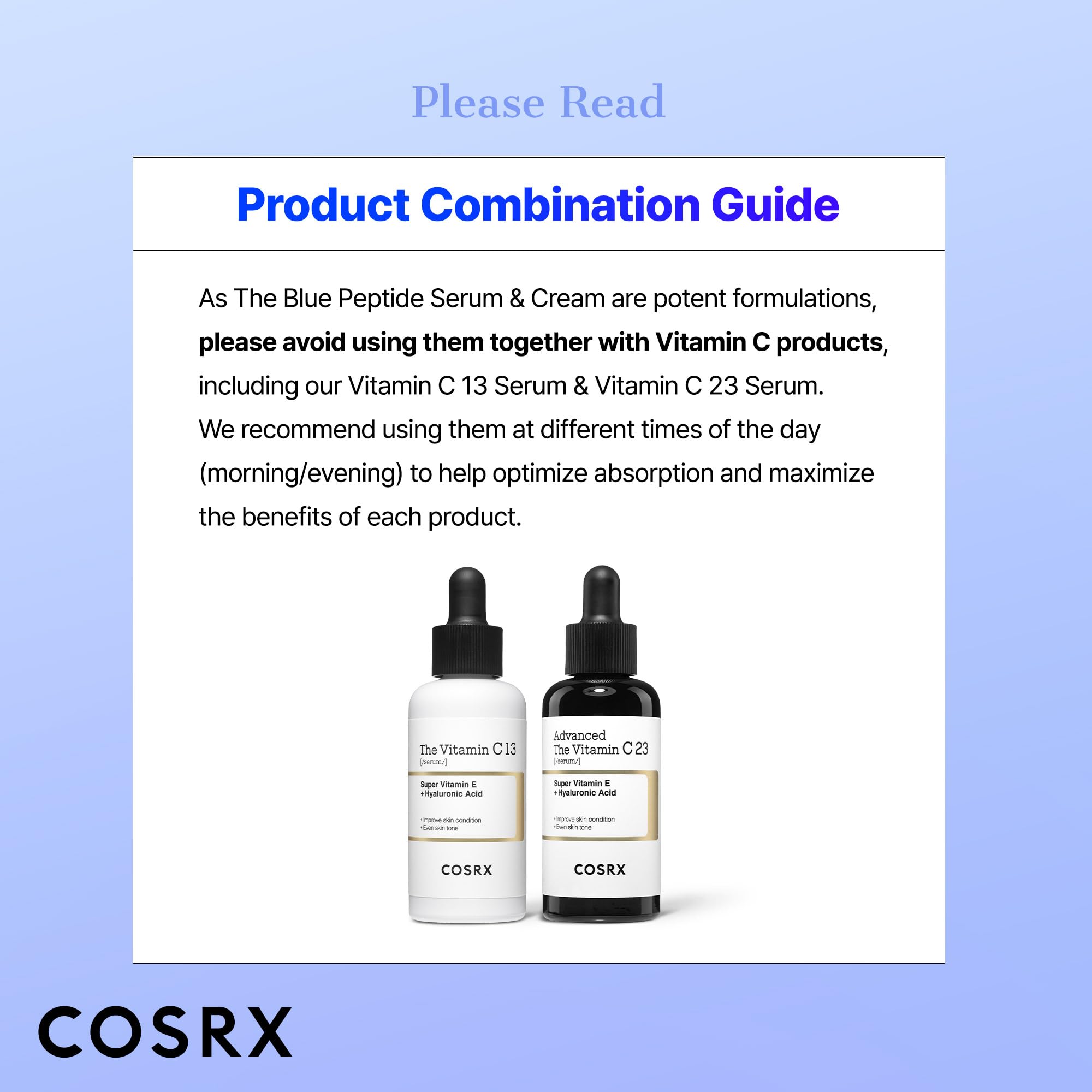COSRX presentación con embalaje ideal para regalo o almacenamiento