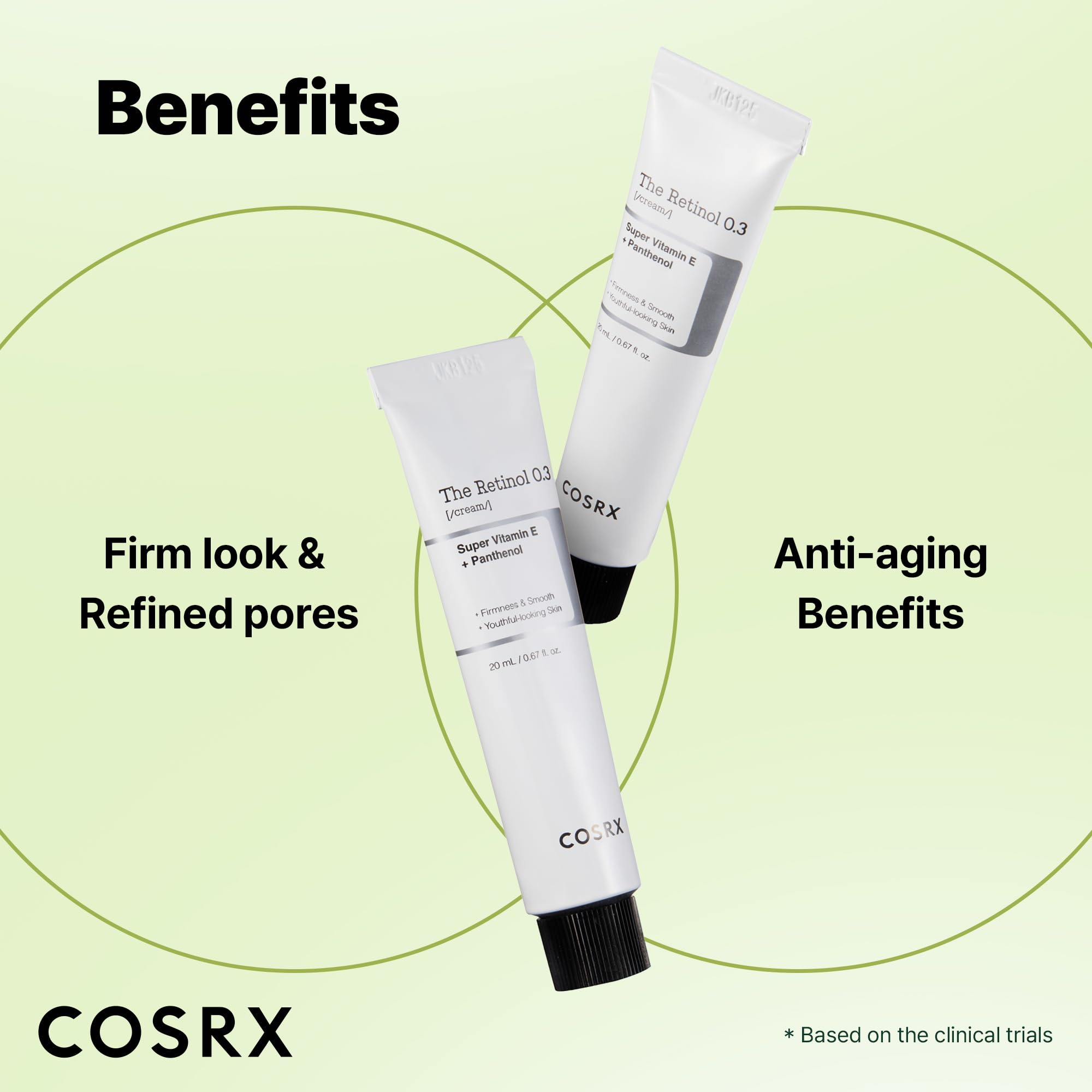 COSRX aplicación en contorno de ojos demostrando precisión y suavidad