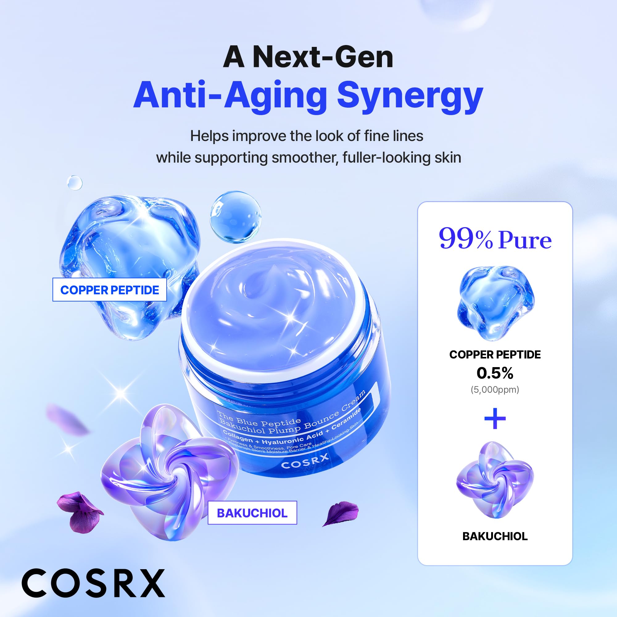 COSRX envase junto a una regla para mostrar el tamaño real y facilitar comparación