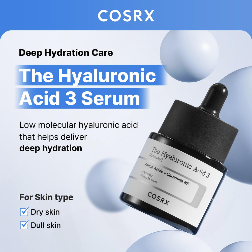 COSRX gotero y textura del suero mostrando fluidez y absorción rápida