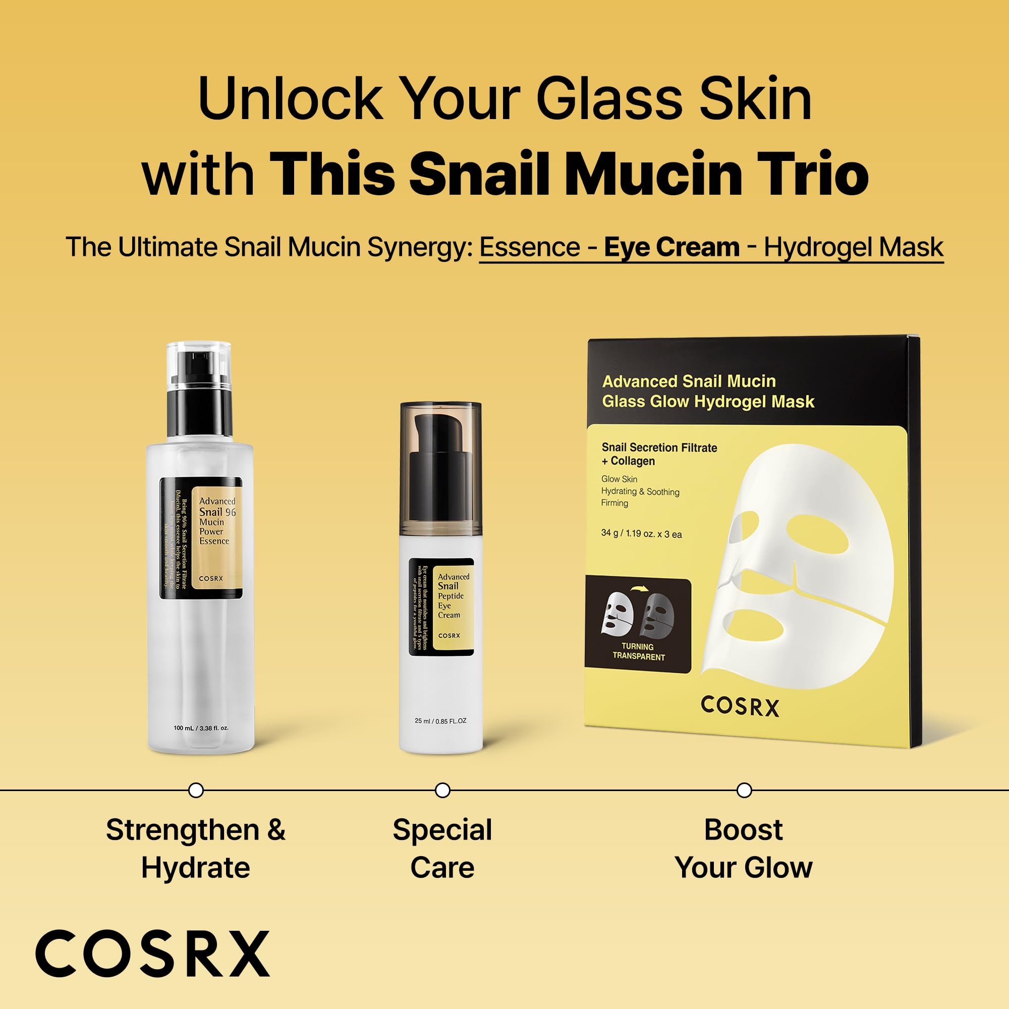 COSRX uso en cuello y frente para reafirmar otras zonas del rostro