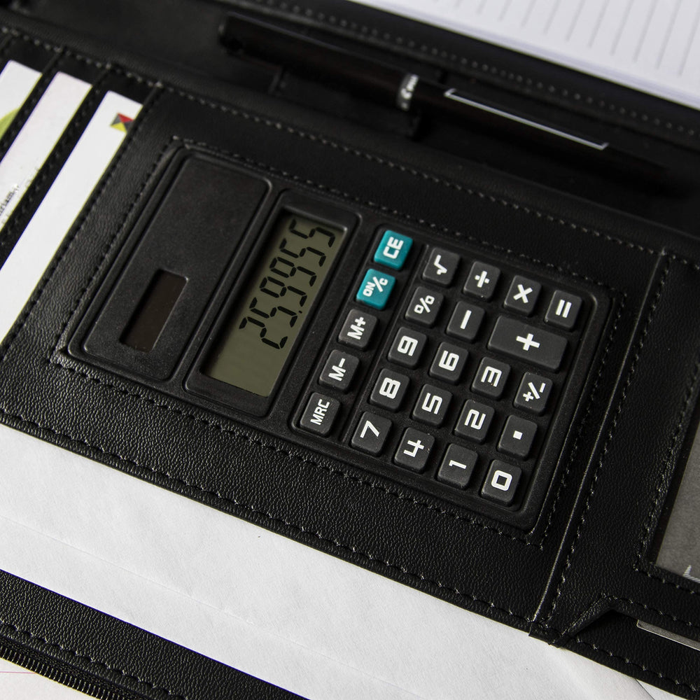 Cossini ranuras para tarjetas y bolsillo para documentos que optimizan espacio