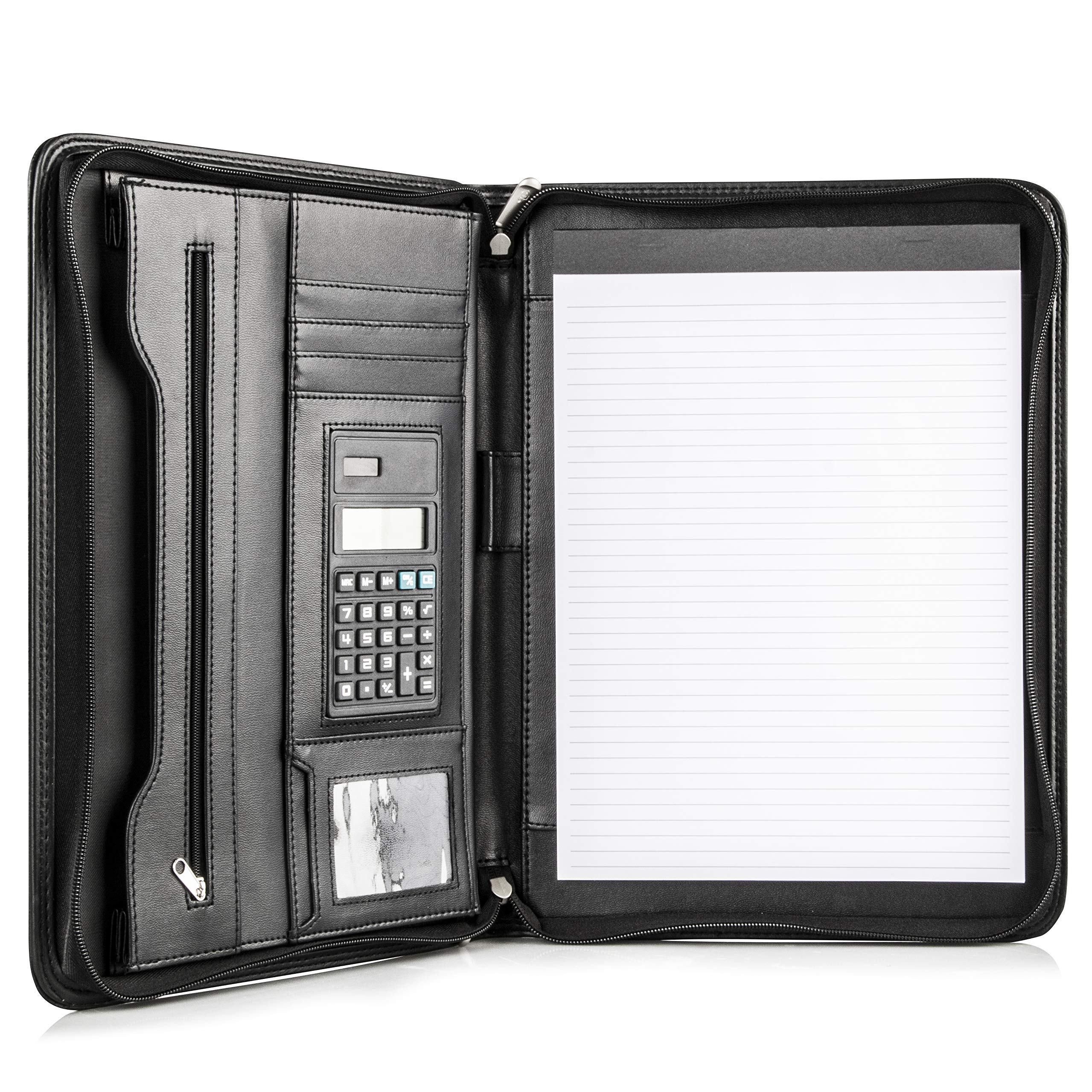 Cossini carpeta ejecutiva frontal elegante y profesional que proyecta confianza
