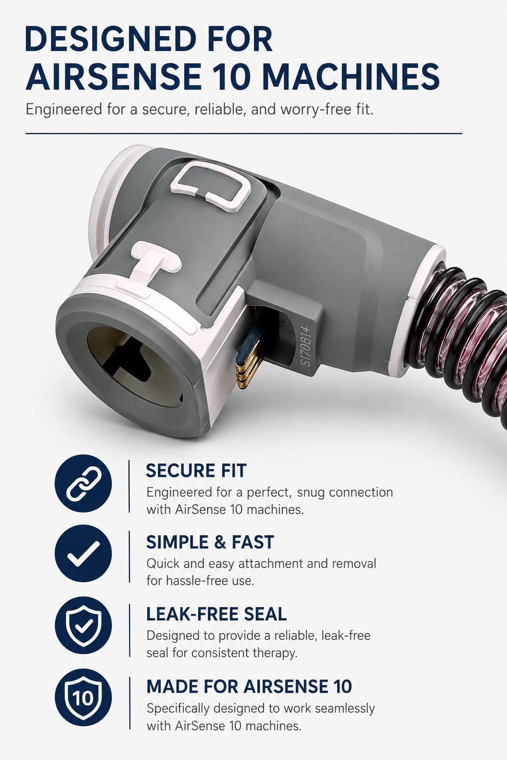 COSTAPARTAY conector en L detalle que facilita direccionamiento y reduce tirones