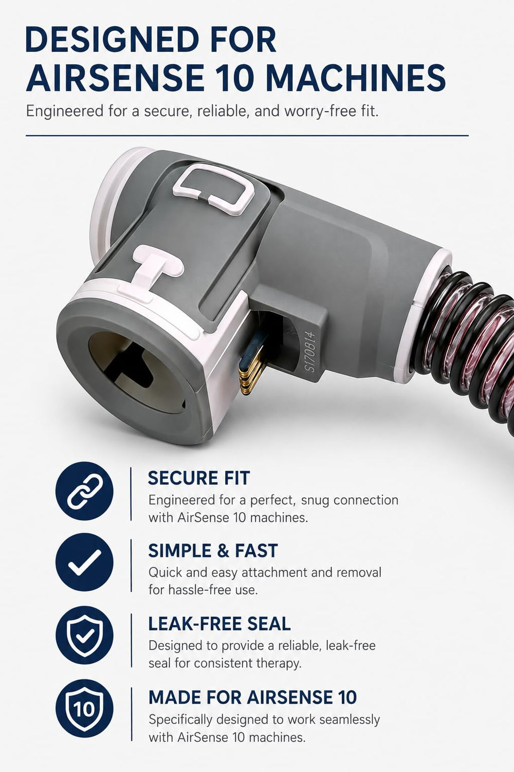 COSTAPARTAY conector en L detalle que facilita direccionamiento y reduce tirones