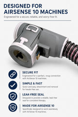 COSTAPARTAY conector en L detalle que facilita direccionamiento y reduce tirones