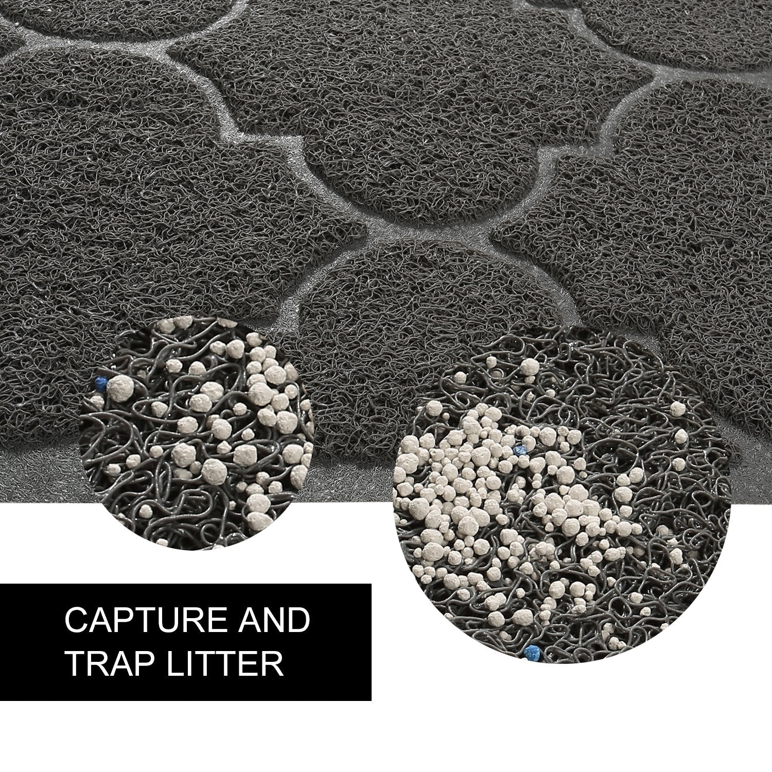 Cosyearn LittleTiger underside non-slip backing visible for secure floor grip
