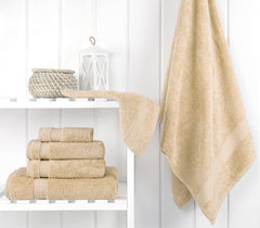 Cotton Paradise close-up of ringspun cotton loops showing soft texture and absorbency