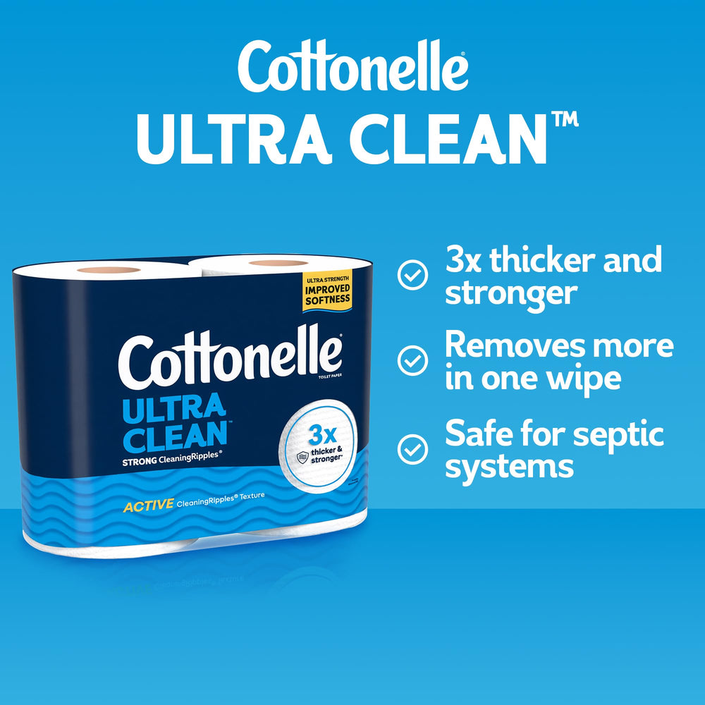 Cottonelle comparación de tamaño del rollo para evaluar duración