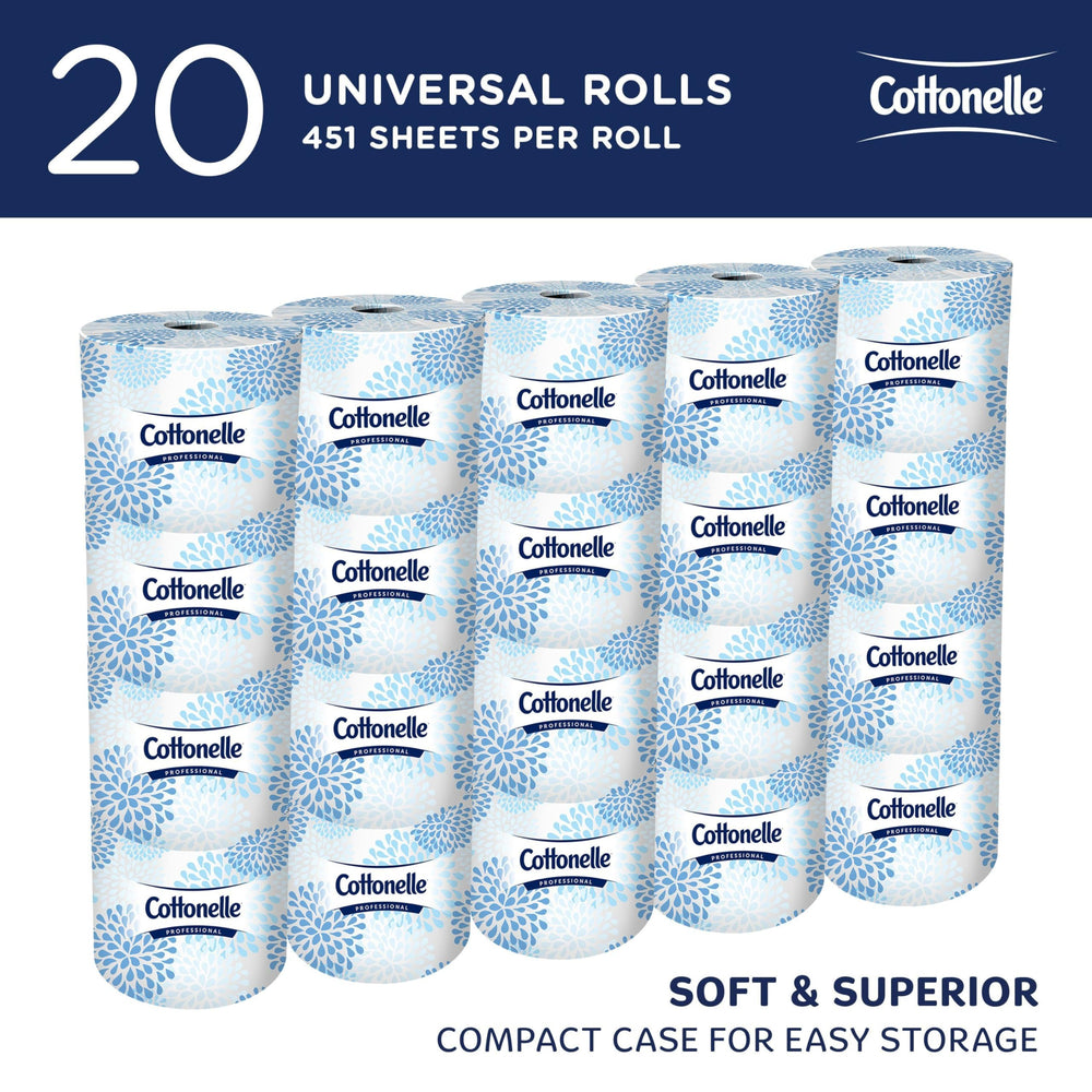 Cottonelle Professional rollo individual envuelto para higiene y manipulación segura