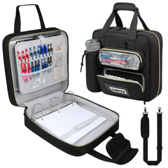 Covkev vista frontal del estuche con cremallera para organización segura