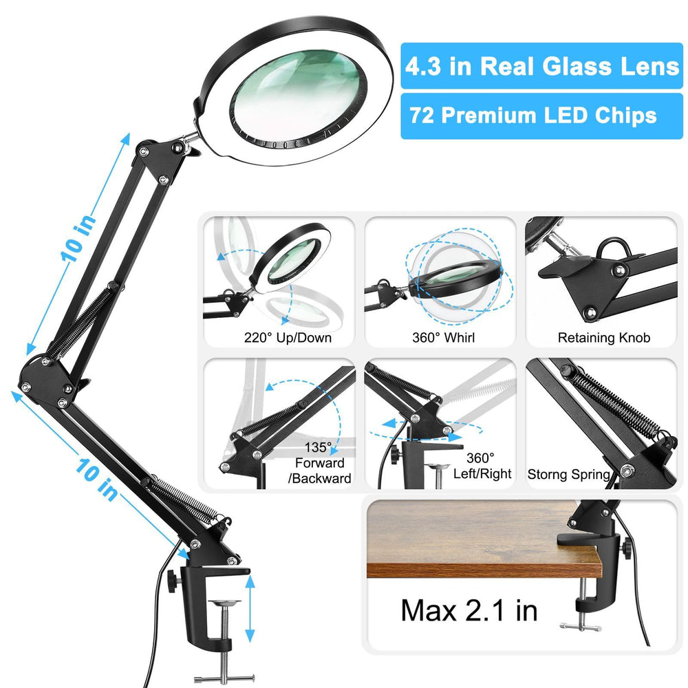 Coyeth adjustable arm springs and joints demonstrating sturdy hold and precise positioning