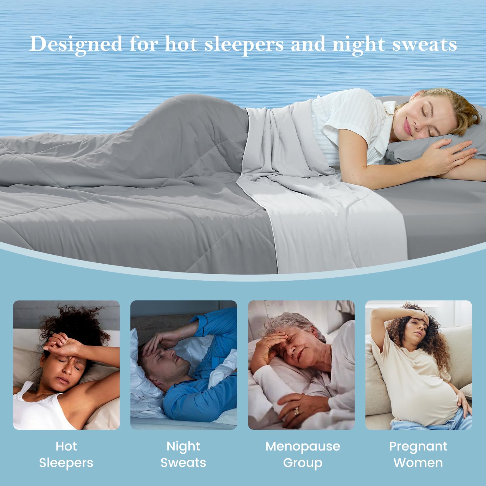 Cozy Bliss silk‑smooth fabric closeup highlights soft texture and cooling touch