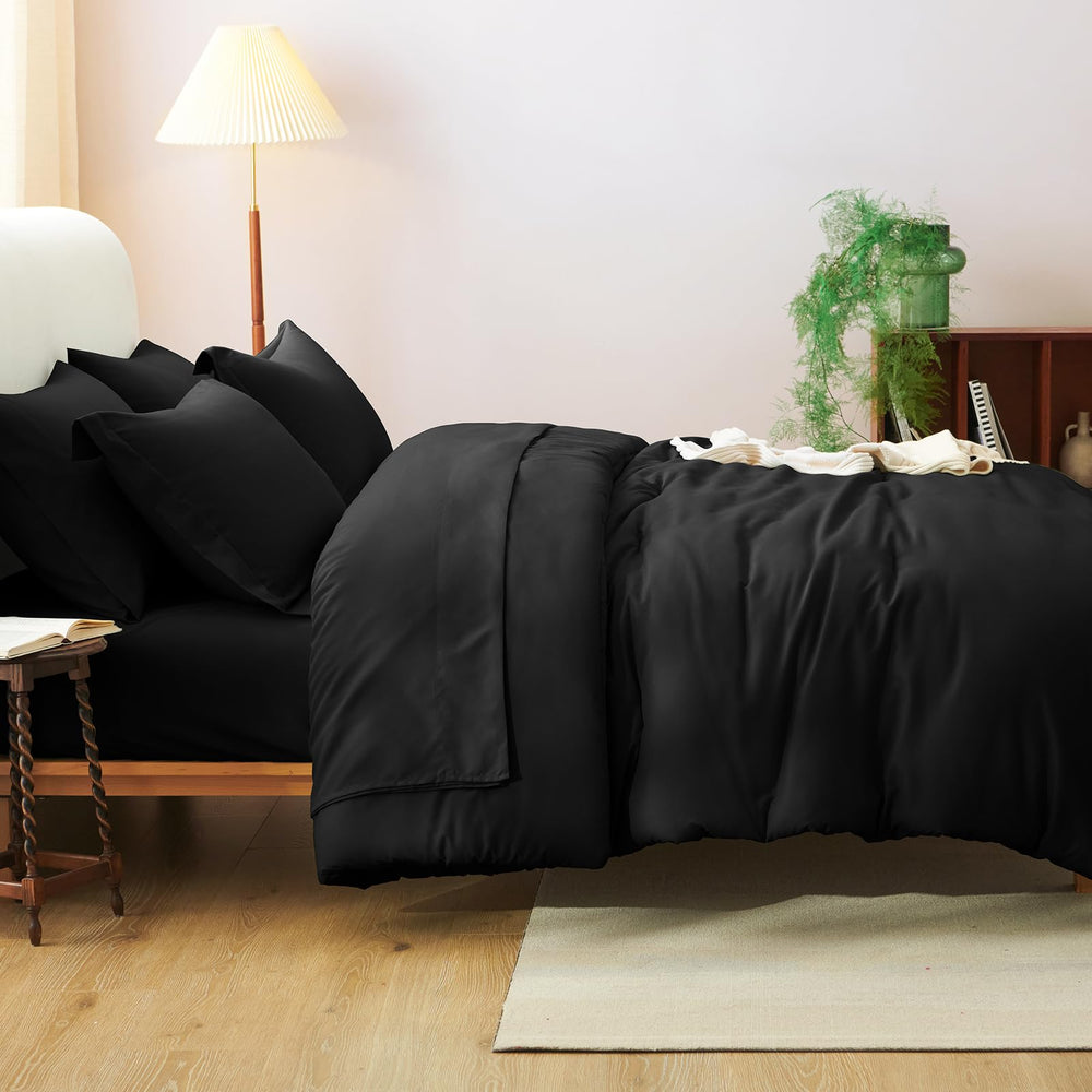 CozyLux styled bedroom scene demonstrating how the set modernizes room decor