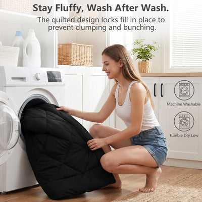 CozyLux comparación de tamaño Twin XL para comprobar ajuste exacto