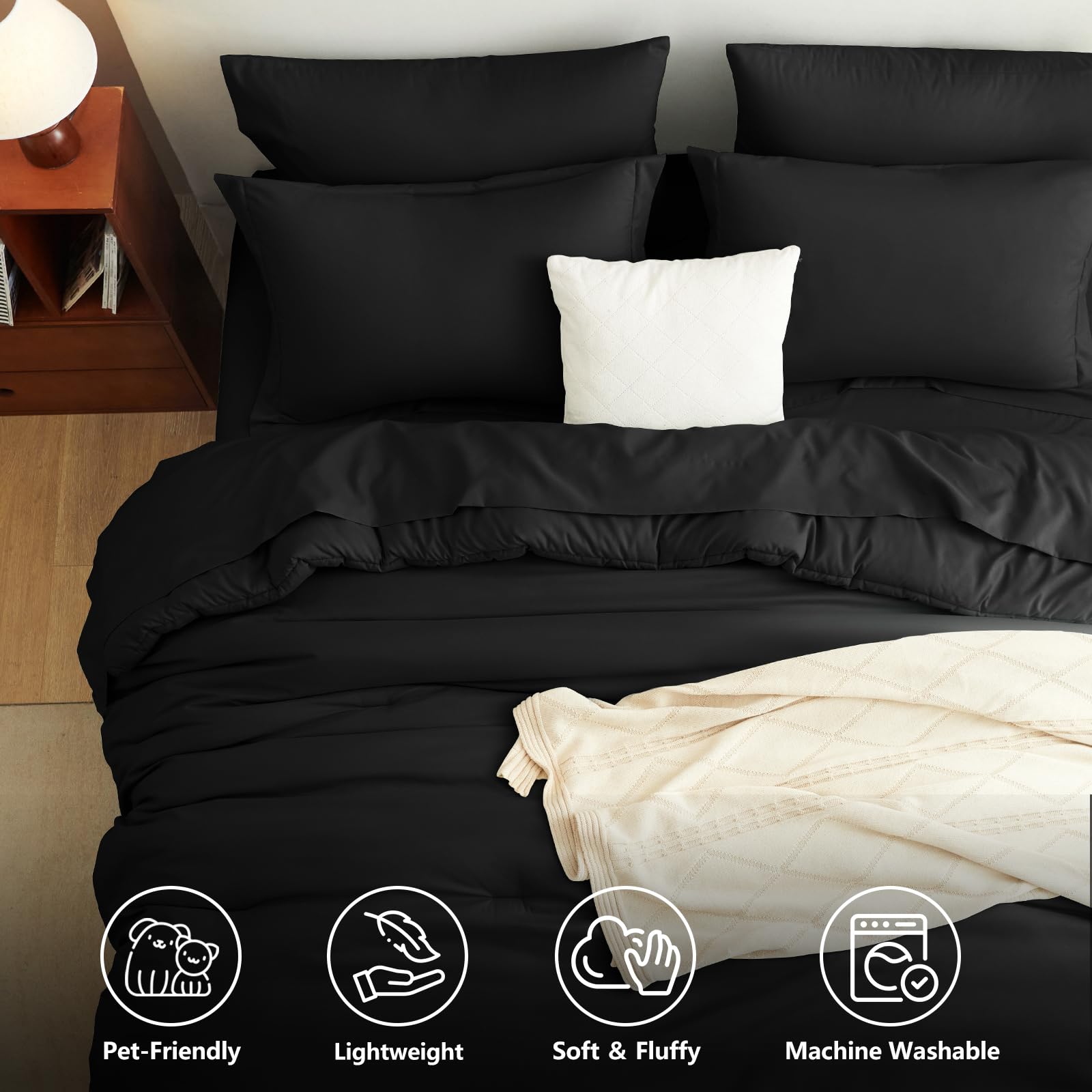 CozyLux detalle de quilting que mantiene relleno uniforme y duradero