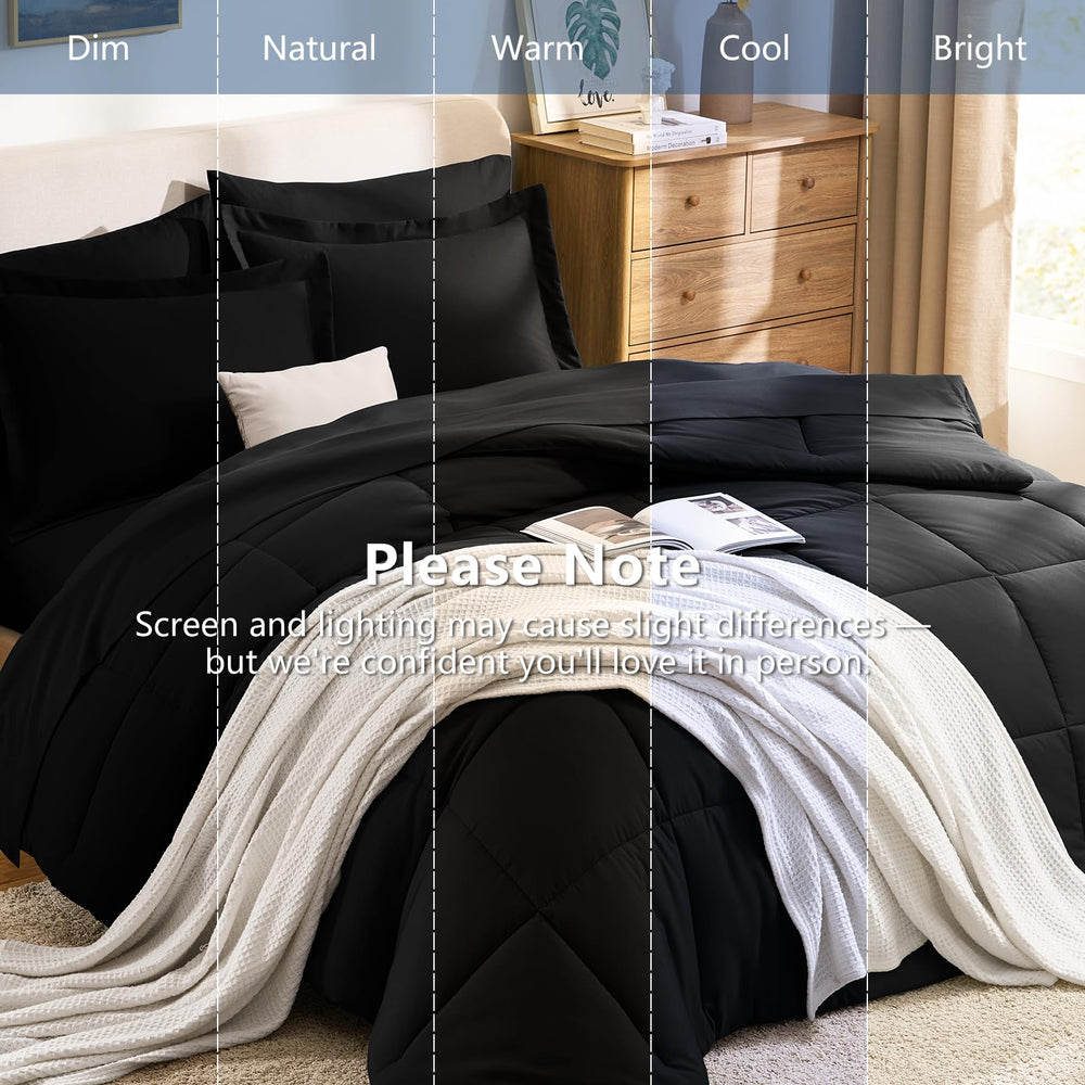 CozyLux paquete al vacío recién abierto listo para lavar y recuperar volumen