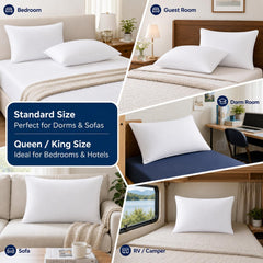 CozyLux pillow edge with satin piping showing durable stitched trim
