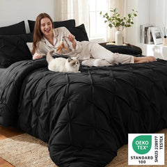 CozyLux close-up of pintuck texture highlighting soft fabric and refined look