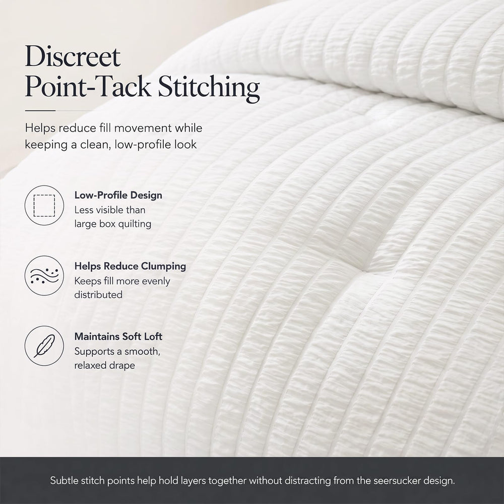 CozyLux full sheet set laid out showing coordinated bedding and neat fit