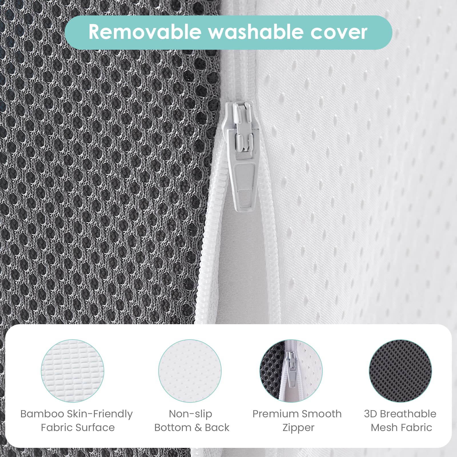 Cozymaker funda transpirable con malla 3D para mayor circulación y frescura