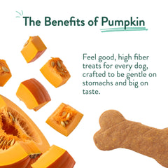 CRAFTED BY HUMANS LOVED BY DOGS open BPA-free bag with biscuits showcasing resealable freshness