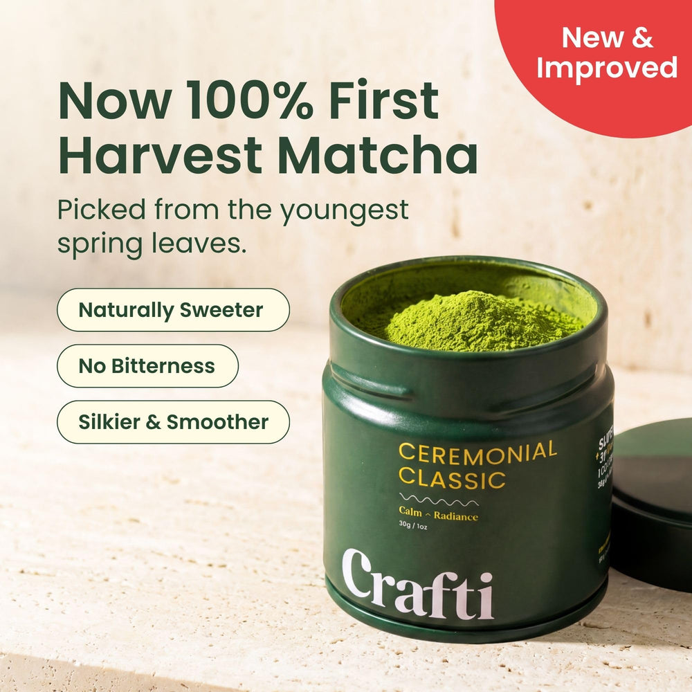 Crafti cucharada de matcha medida perfecta para preparar bebidas concentradas