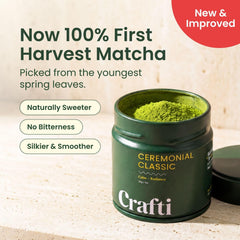 Crafti cucharada de matcha medida perfecta para preparar bebidas concentradas