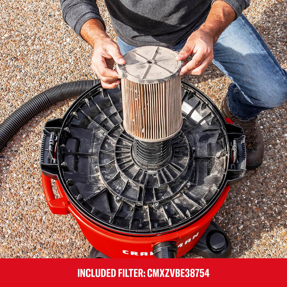 CRAFTSMAN blowing port in use clearing debris for dual-function convenience benefit