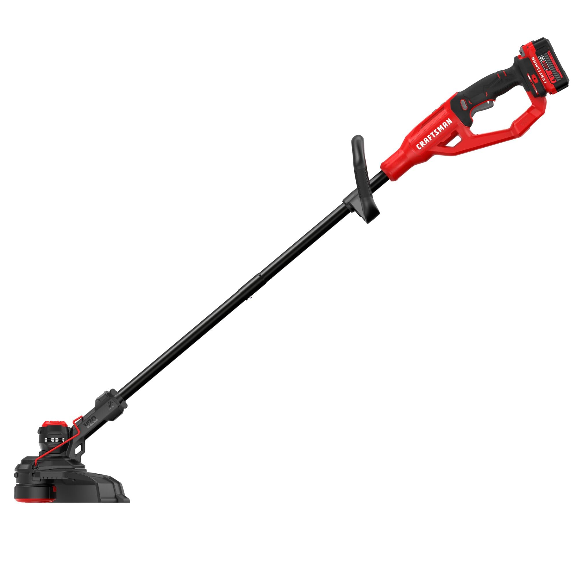 CRAFTSMAN detalle del carrete con hilo 0.065" que asegura corte constante