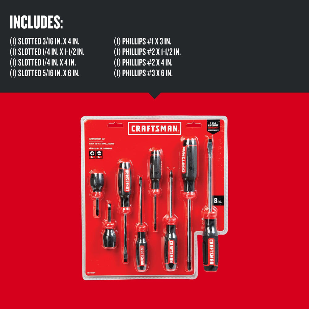 CRAFTSMAN primer plano de punta con recubrimiento negro que mejora el agarre