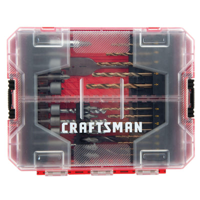 CRAFTSMAN close-up of drill bits showing durable steel and precision