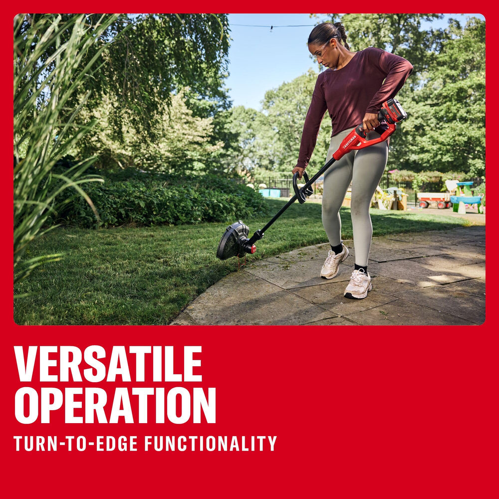 CRAFTSMAN transformación a modo bordeadora con Turn-To-Edge para acabados