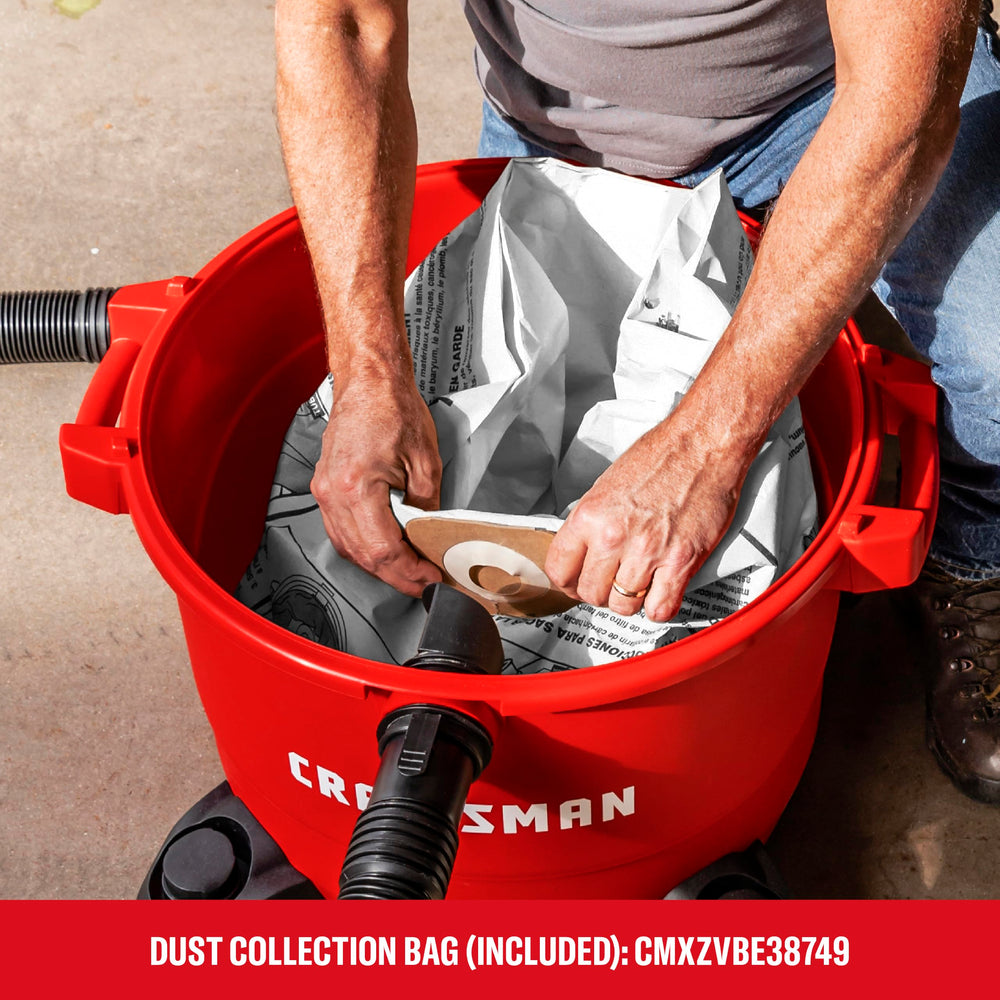 CRAFTSMAN oversized drain close-up enabling quick liquid emptying benefit