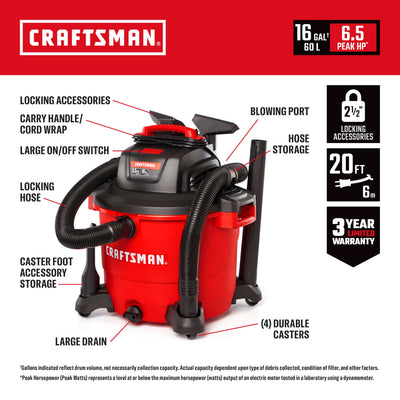 CRAFTSMAN side handle and controls for easy transport and control benefit