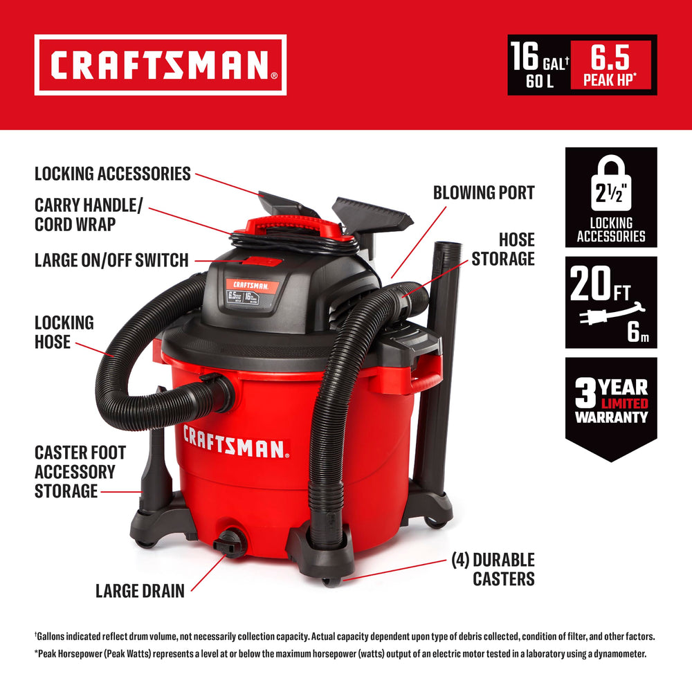 CRAFTSMAN side handle and controls for easy transport and control benefit